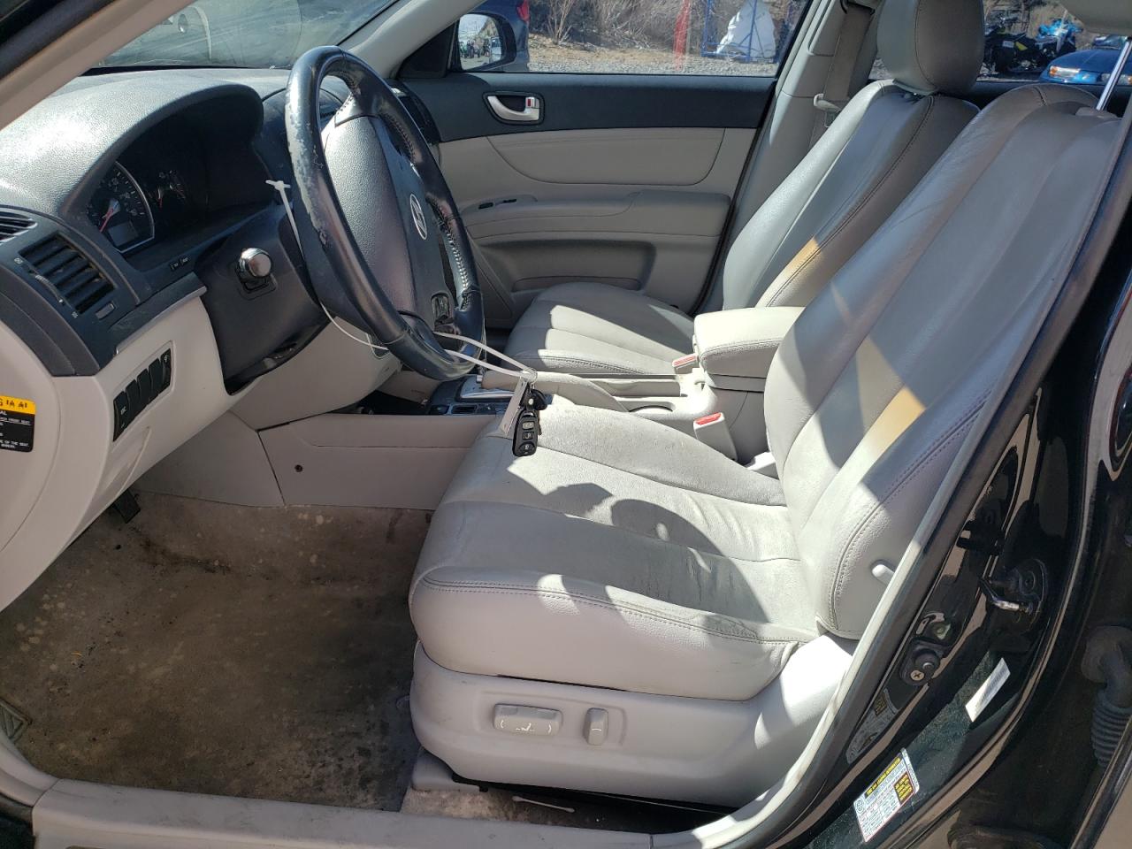2007 Hyundai Sonata VIN 5NPEU46F37H219254 Copart auction photo, side damage thumbnail 7