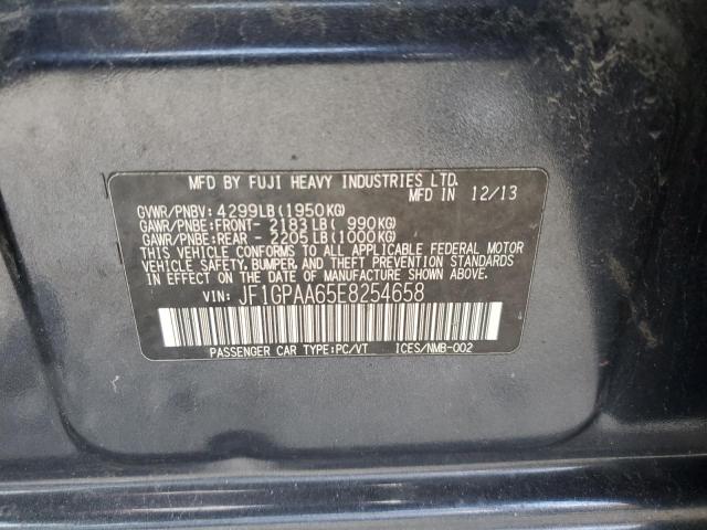 2014 Subaru Impreza VIN JF1GPAA65E8254658 Copart auction photo, front end damage thumbnail 12