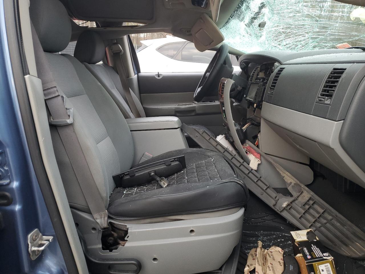 2008 Dodge Durango VIN 1D8HB48N28F128593 Copart auction photo, rollover / undercarriage damage thumbnail 7