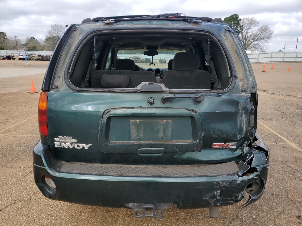 2004 GMC Envoy VIN 1GKDS13SX42234675 Copart auction photo, rear end / front end damage thumbnail 6