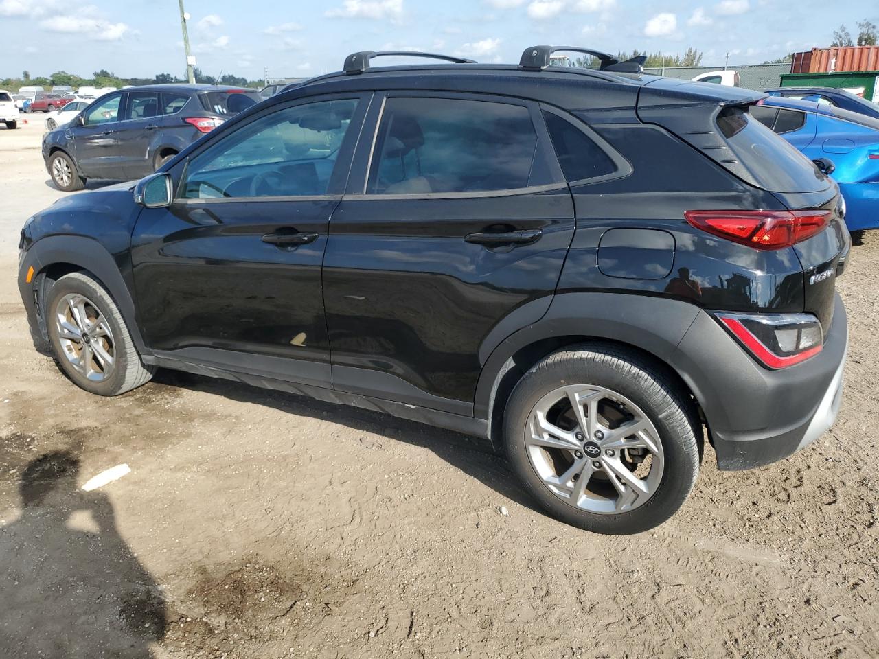 2023 Hyundai Kona VIN KM8K3CAB4PU958610 Copart auction photo, side damage thumbnail 2