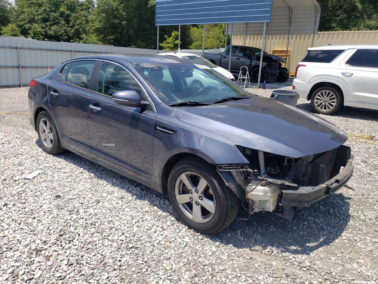 2015 KIA Optima VIN 5XXGM4A75FG488505 Copart auction photo, front end / minor dent/scratches damage thumbnail 4