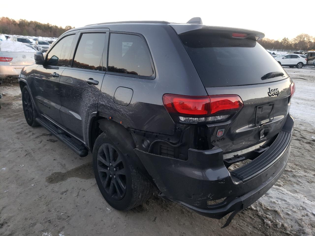 2017 Jeep Grand Cherokee VIN 1C4RJFAGXHC853180 Copart auction photo, rear end damage thumbnail 2