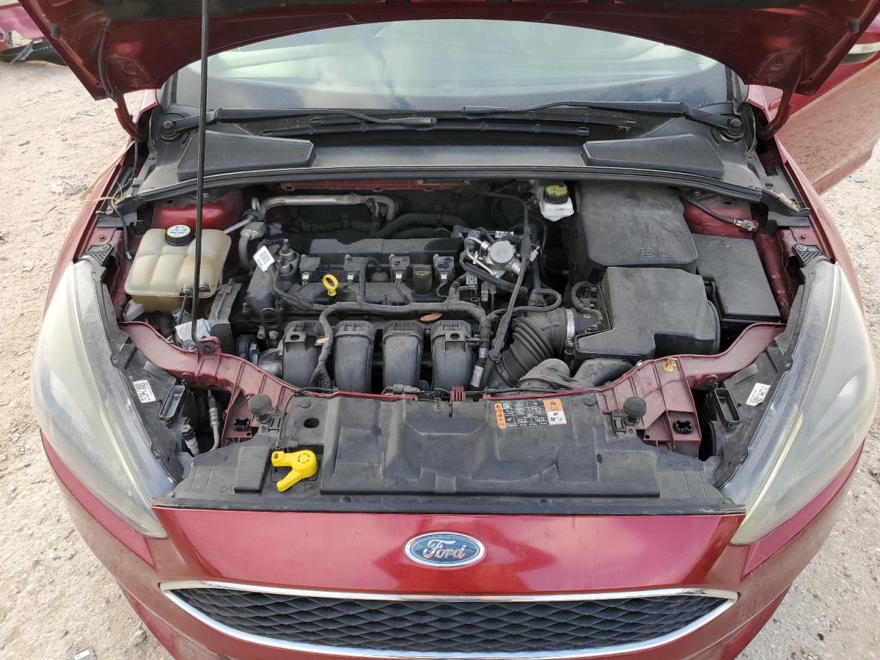 2017 Ford Focus VIN 1FADP3H21HL324319 Copart auction photo, rear end damage thumbnail 11