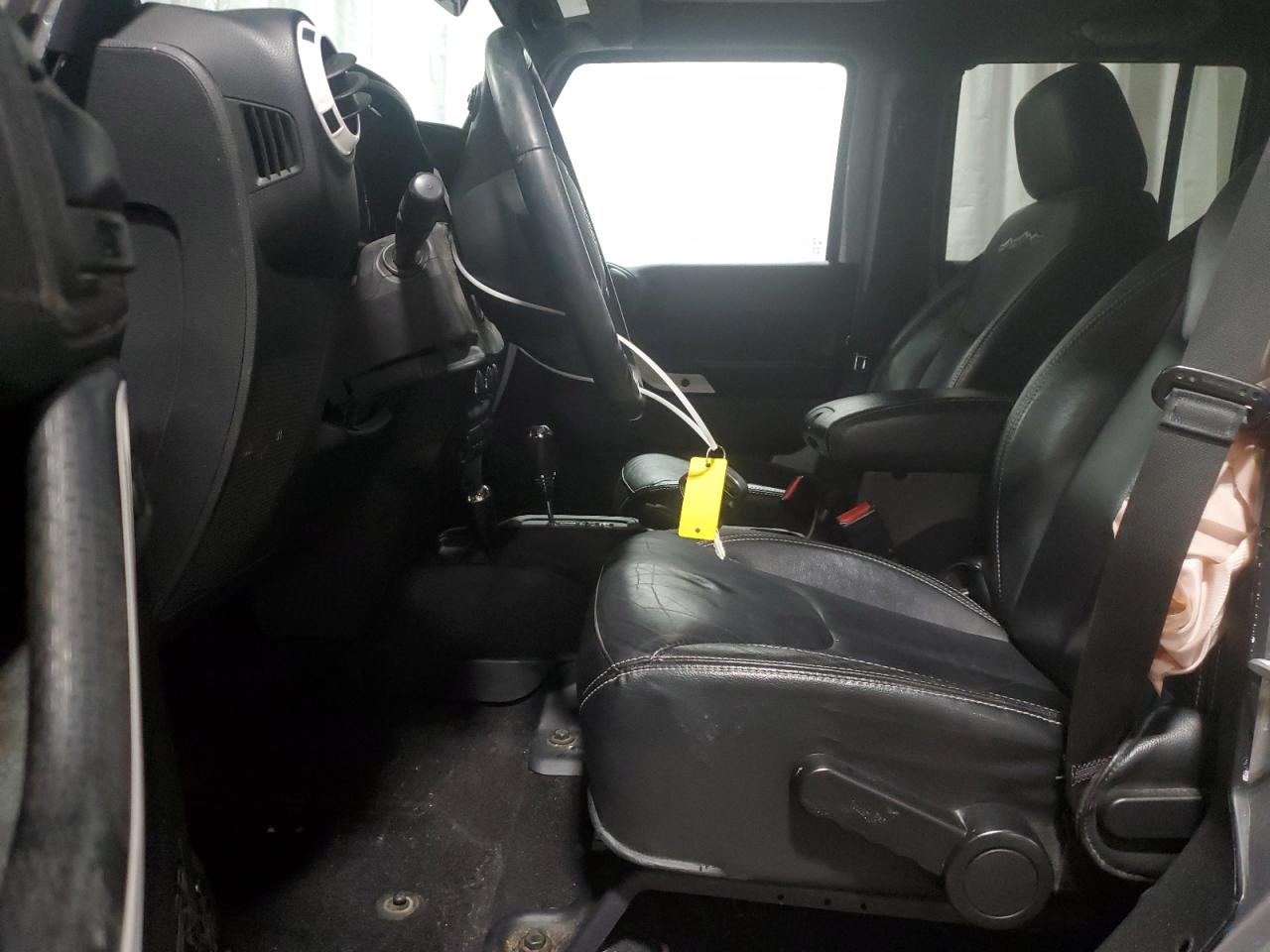 2014 Jeep Wrangler VIN 1C4HJWEG1EL225011 Copart auction photo, side damage thumbnail 7