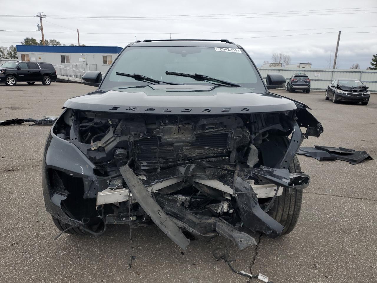 2020 Ford Explorer VIN 1FM5K8GC8LGA05050 Copart auction photo, front end damage thumbnail 5