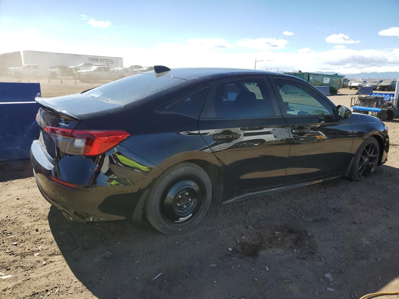 2022 Honda Civic VIN 2HGFE2F59NH500138 Copart auction photo, hail damage thumbnail 3