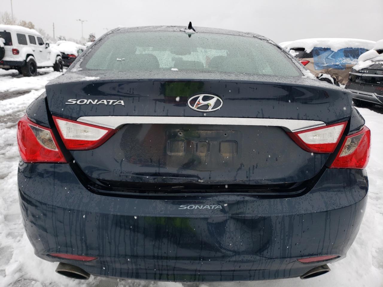 2012 Hyundai Sonata VIN 5NPEC4AC2CH364554 Copart auction photo, rear end / hail damage thumbnail 6