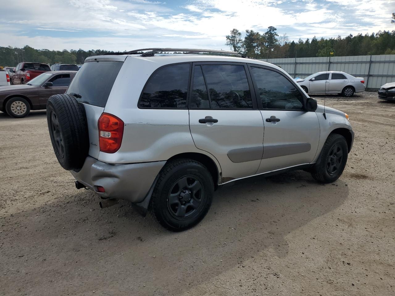 2004 Toyota RAV 4 VIN JTEHD20VX46007339 Copart auction photo, side damage thumbnail 3