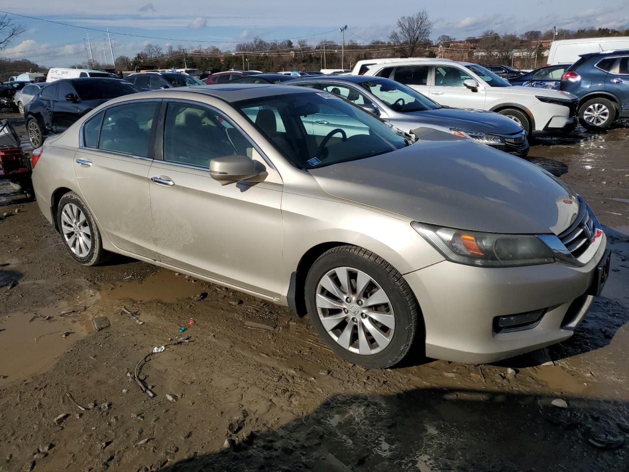2014 Honda Accord VIN 1HGCR2F79EA194971 Copart auction photo, front end damage thumbnail 4