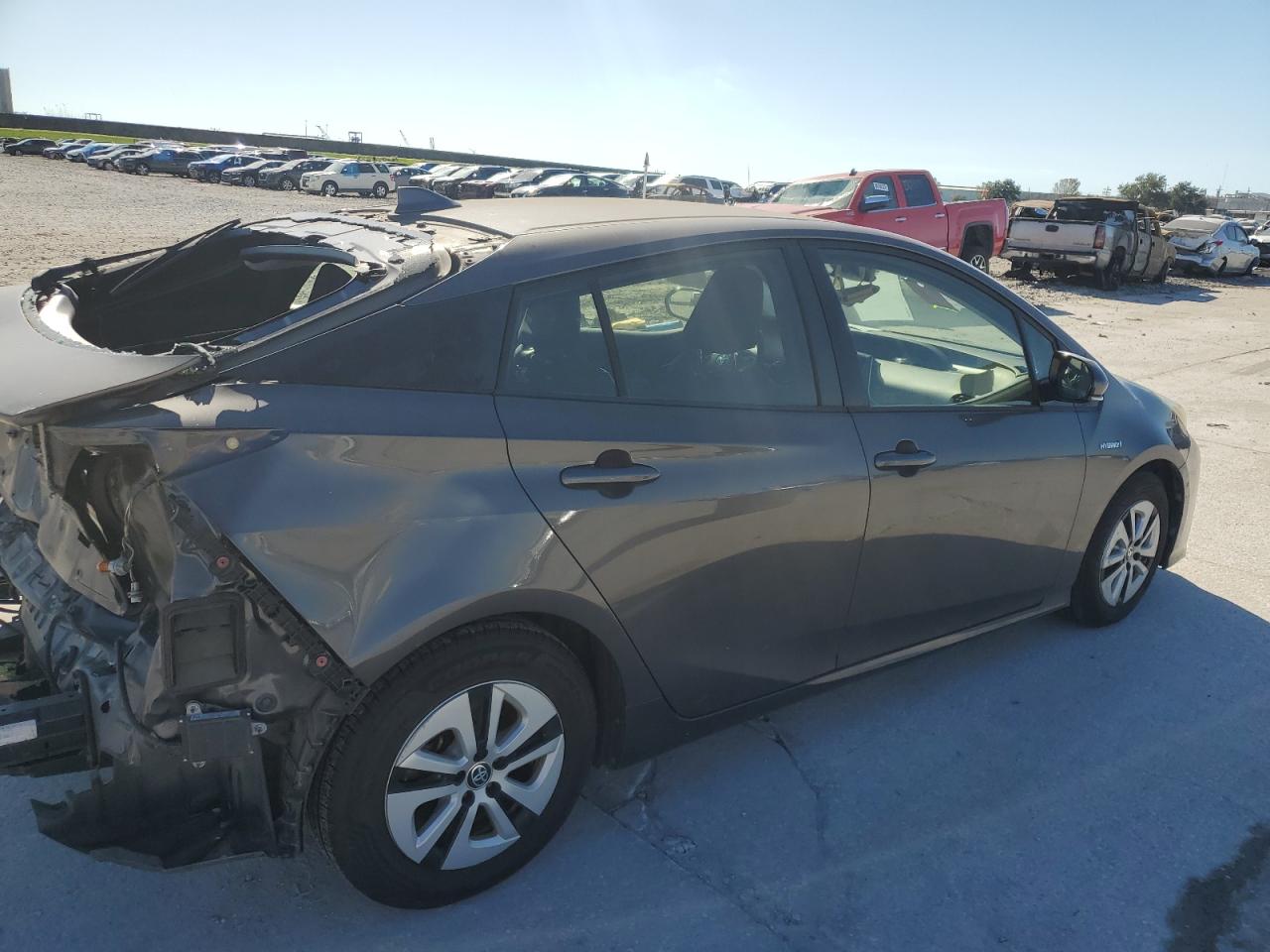 2017 Toyota Prius VIN JTDKBRFU9H3565908 Copart auction photo, rear end damage thumbnail 3