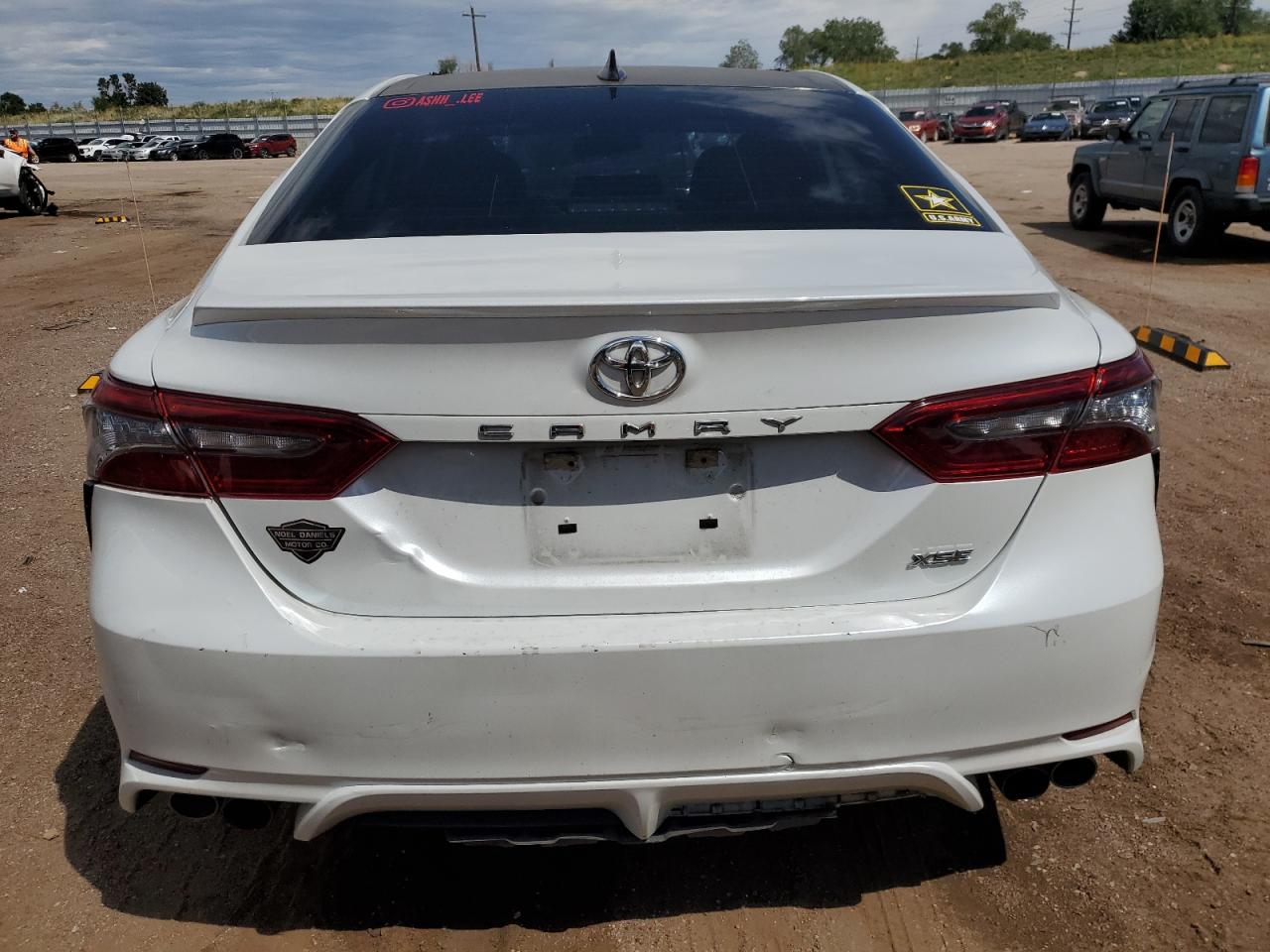 2021 Toyota Camry VIN 4T1K61AK2MU594419 Copart auction photo, front end / rear end damage thumbnail 6