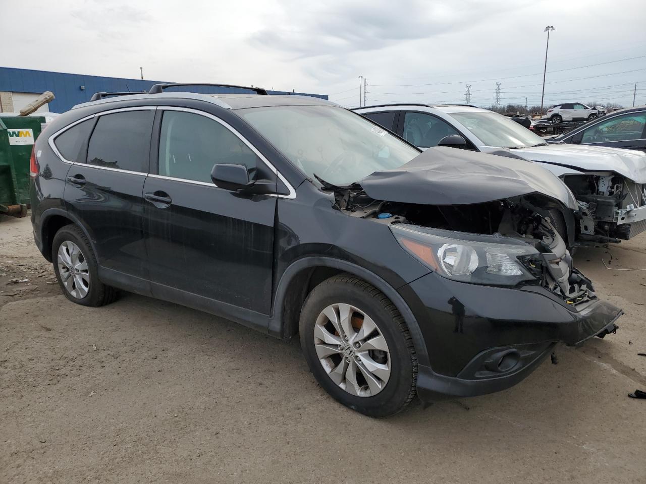 2014 Honda CR-V VIN 5J6RM4H77EL070471 Copart auction photo, front end damage thumbnail 4