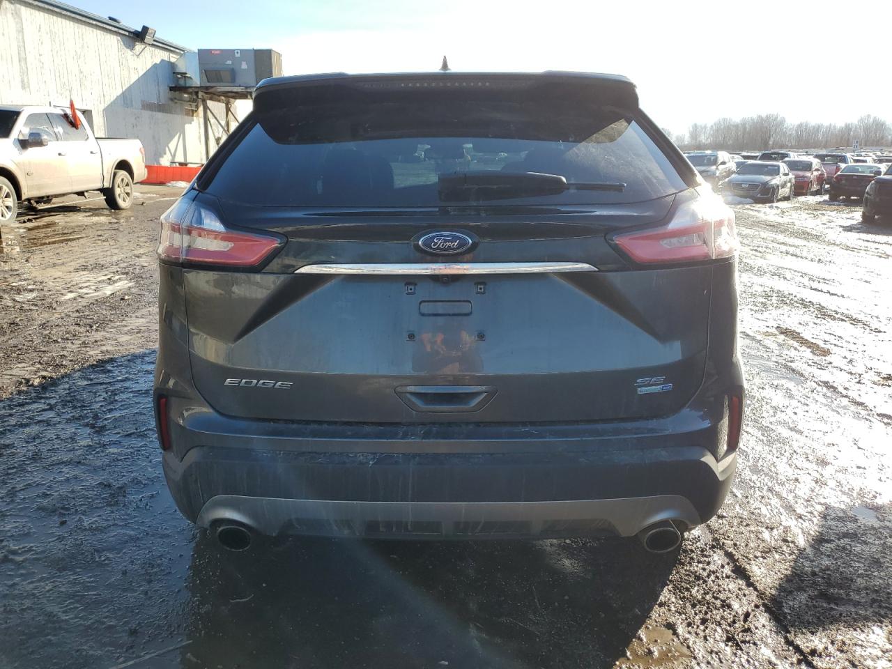 2019 Ford Edge VIN 2FMPK4J96KBC60090 Copart auction photo, side / front end damage thumbnail 6