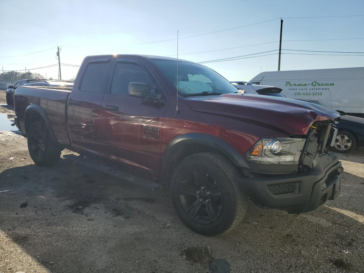 2021 RAM 1500 VIN 1C6RR7GG4MS513861 Copart auction photo, front end damage thumbnail 4