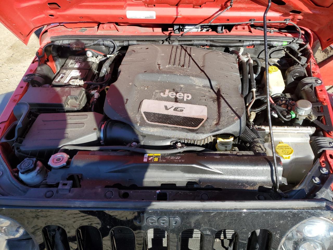 2017 Jeep Wrangler VIN 1C4AJWAGXHL515808 Copart auction photo, rollover damage thumbnail 12
