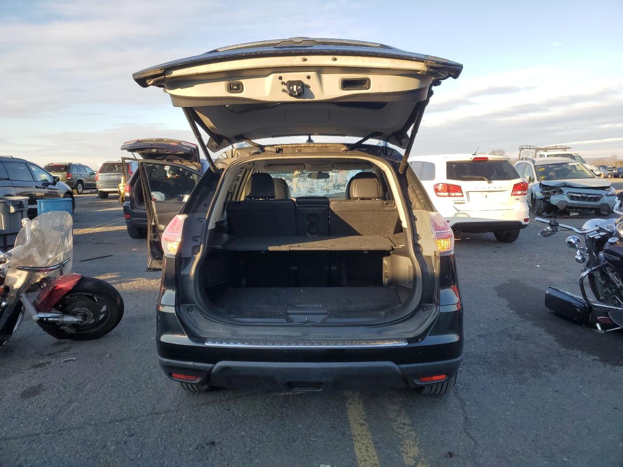 2014 Nissan Rogue VIN 5N1AT2MV0EC822179 Copart auction photo, front end damage thumbnail 6