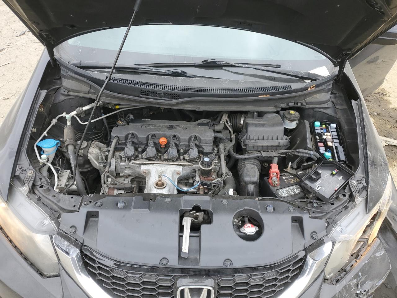 2015 Honda Civic VIN 19XFB2F96FE238456 Copart auction photo, front end damage thumbnail 12