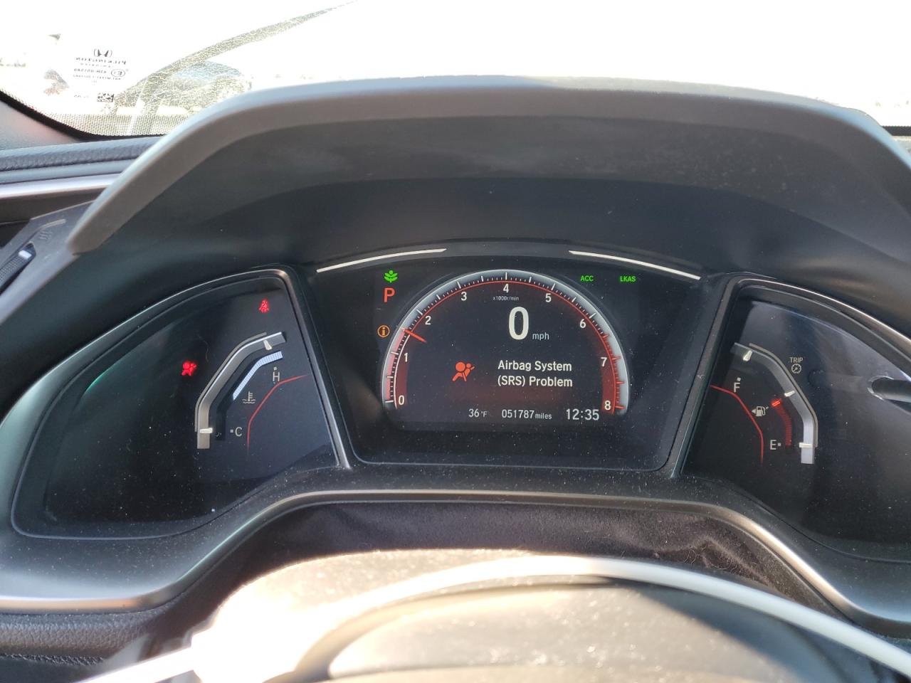 2021 Honda Civic VIN SHHFK7H95MU404885 Copart auction photo, front end / side damage thumbnail 9