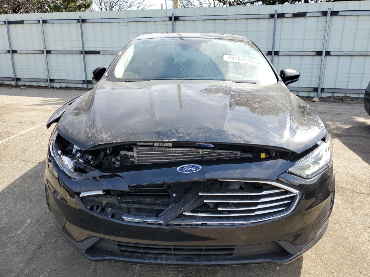 2020 Ford Fusion VIN 3FA6P0T91LR259106 Copart auction photo, front end damage thumbnail 5