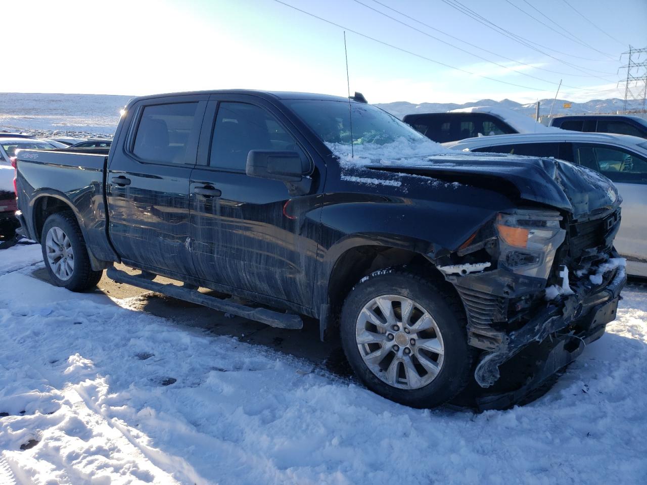 2023 Chevrolet Silverado VIN 3GCPDBEK4PG147047 Copart auction photo, front end / side damage thumbnail 4
