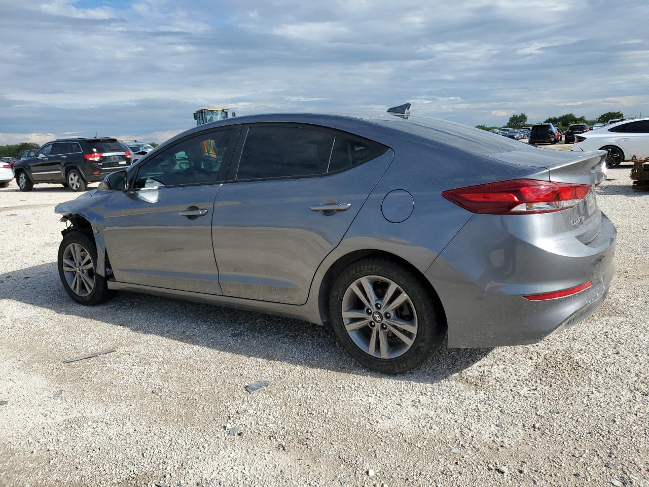 2018 Hyundai Elantra VIN 5NPD84LF1JH257657 Copart auction photo, front end damage thumbnail 2