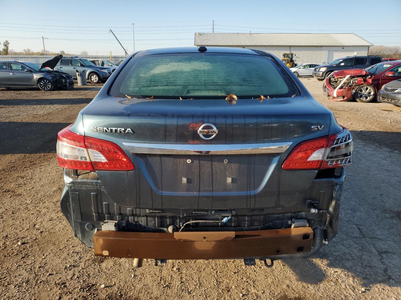 2015 Nissan Sentra VIN 3N1AB7AP8FY218160 Copart auction photo, rear end / side damage thumbnail 6