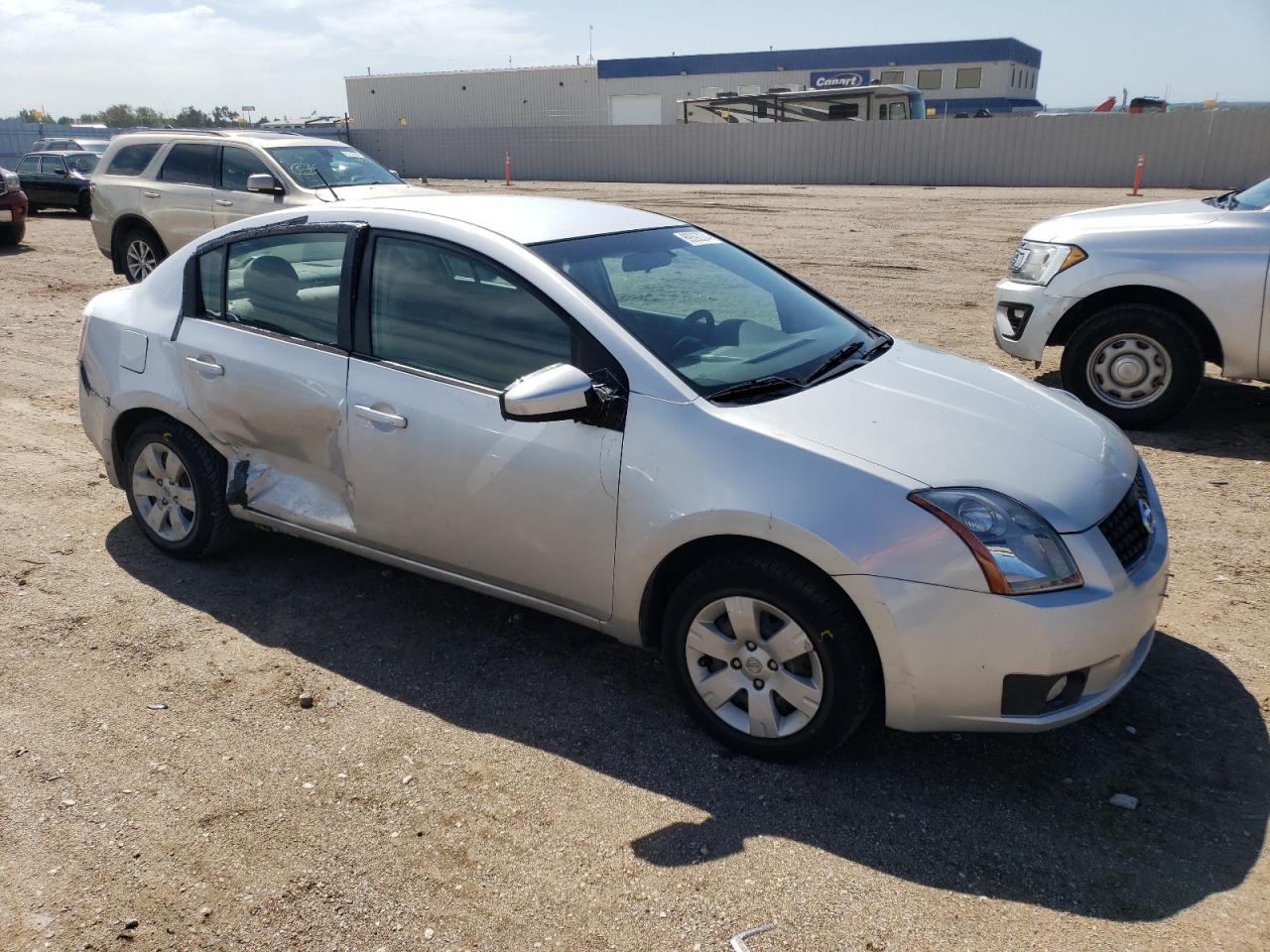 2009 Nissan Sentra VIN 3N1AB61E59L654944 Copart auction photo, side / rear end damage thumbnail 4