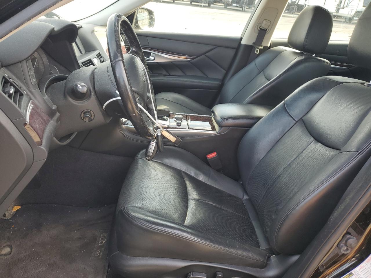 2017 Infiniti Q70 VIN JN1BY1PR8HM210607 Copart auction photo, front end / undercarriage damage thumbnail 7