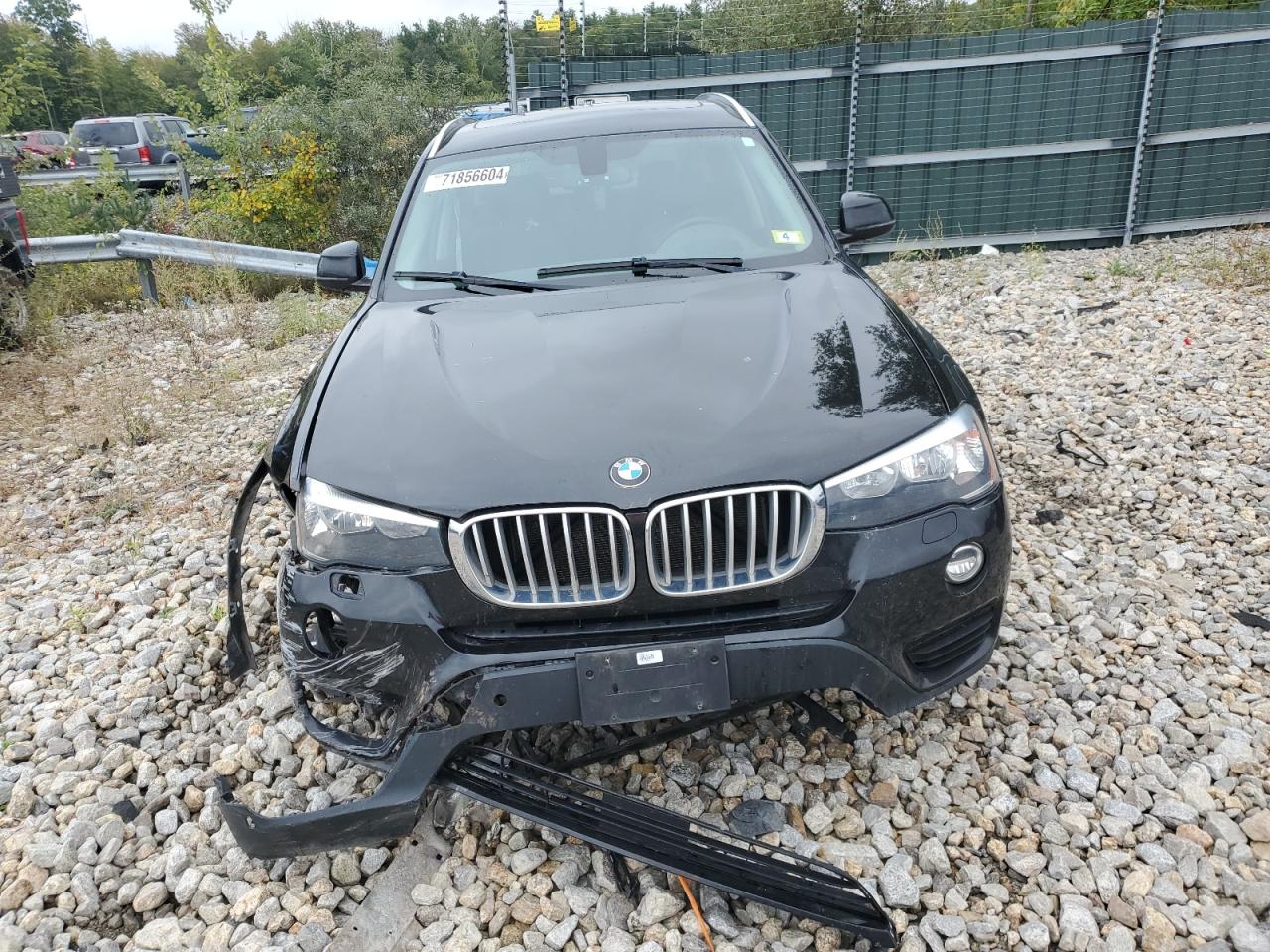 2015 BMW X3 VIN 5UXWX9C57F0D56490 Copart auction photo, front end damage thumbnail 5