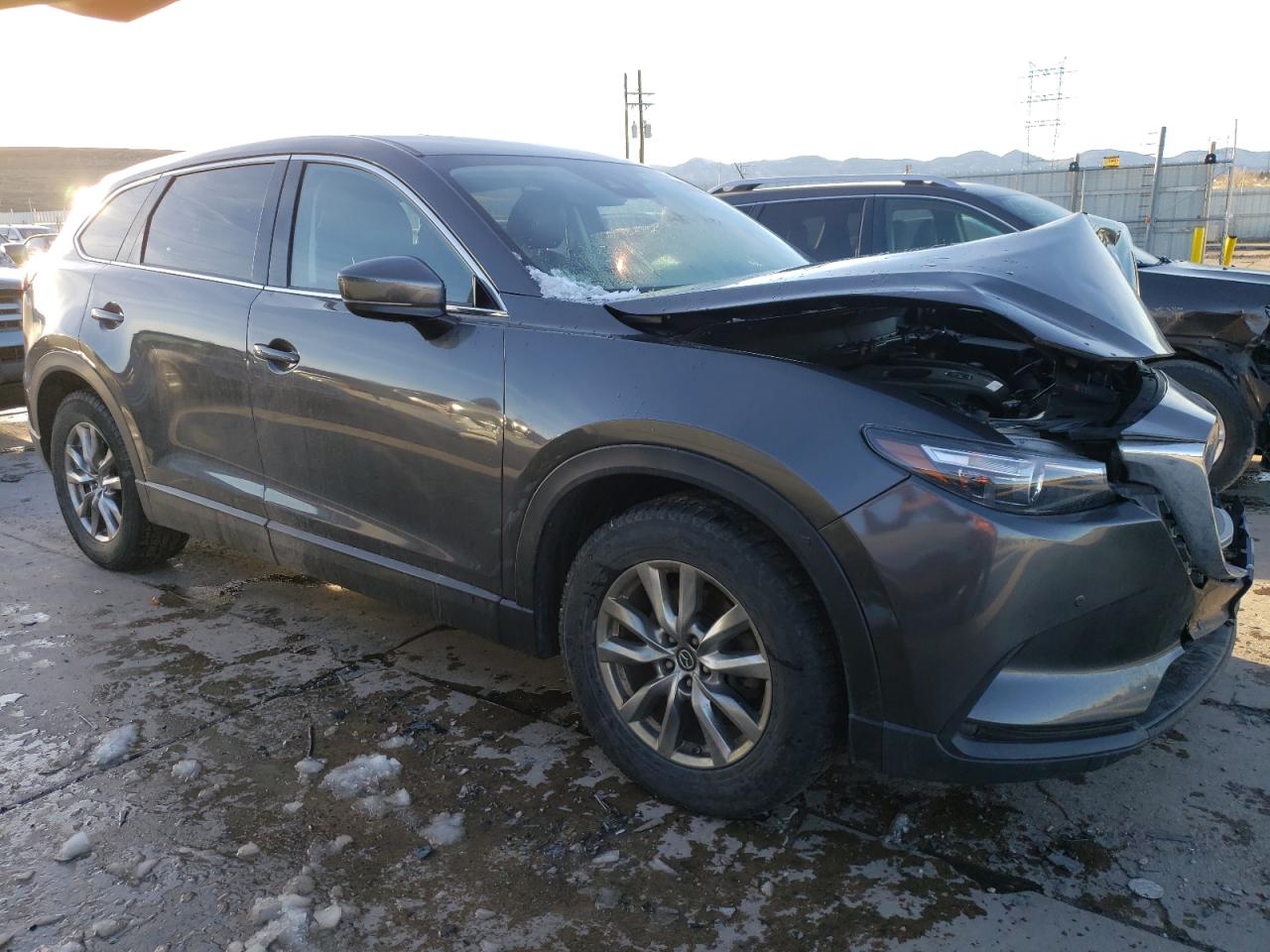 2019 Mazda CX-9 VIN JM3TCBCYXK0309308 Copart auction photo, front end / side damage thumbnail 4