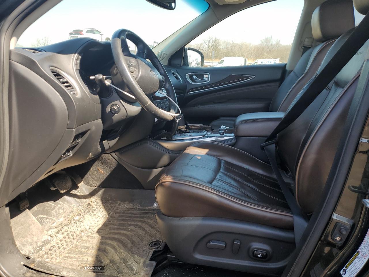 2013 Infiniti JX VIN 5N1AL0MM7DC339539 Copart auction photo, front end / side damage thumbnail 7
