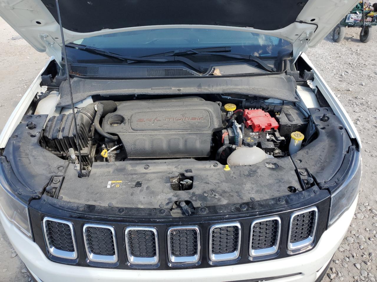 2021 Jeep Compass VIN 3C4NJDBB0MT578410 Copart auction photo, front end / side damage thumbnail 13