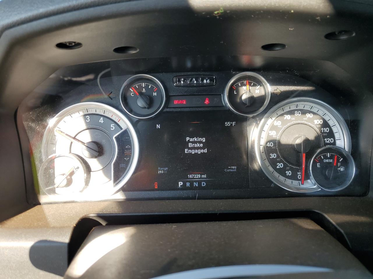2015 RAM 1500 VIN 1C6RR7LM8FS572877 Copart auction photo, top/roof / side damage thumbnail 9