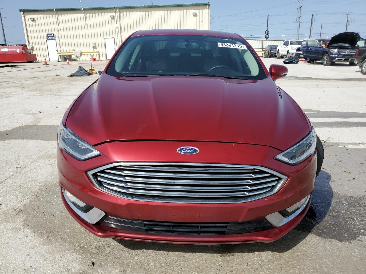 2017 Ford Fusion VIN 3FA6P0H90HR206204 Copart auction photo, front end / rear end damage thumbnail 5