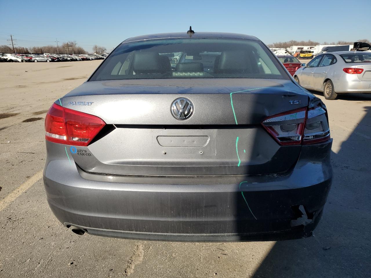 2015 Volkswagen Passat VIN 1VWAT7A39FC078701 Copart auction photo, rear end / front end damage thumbnail 6