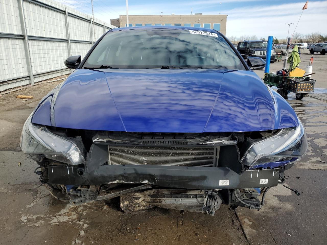 2022 Hyundai Elantra VIN KMHLR4AF0NU241887 Copart auction photo, front end / all over damage thumbnail 5