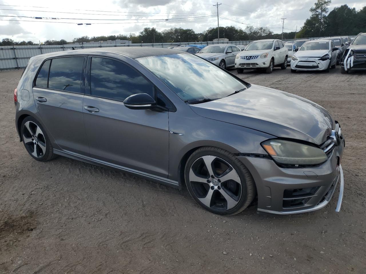 2016 Volkswagen Golf VIN WVWLF7AUXGW179063 Copart auction photo, front end damage thumbnail 4