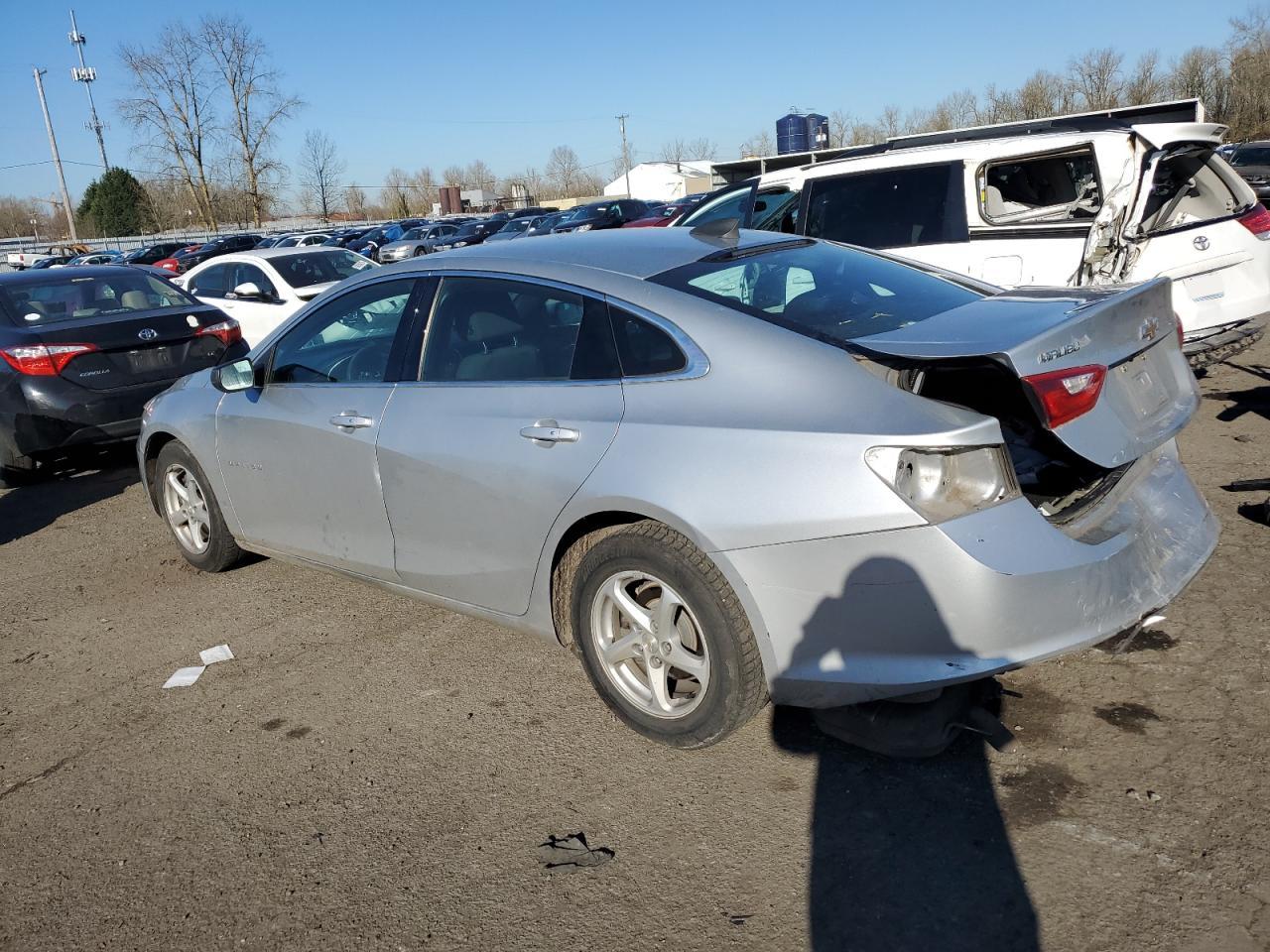2016 Chevrolet Malibu VIN 1G1ZB5STXGF195370 Copart auction photo, rear end / front end damage thumbnail 2