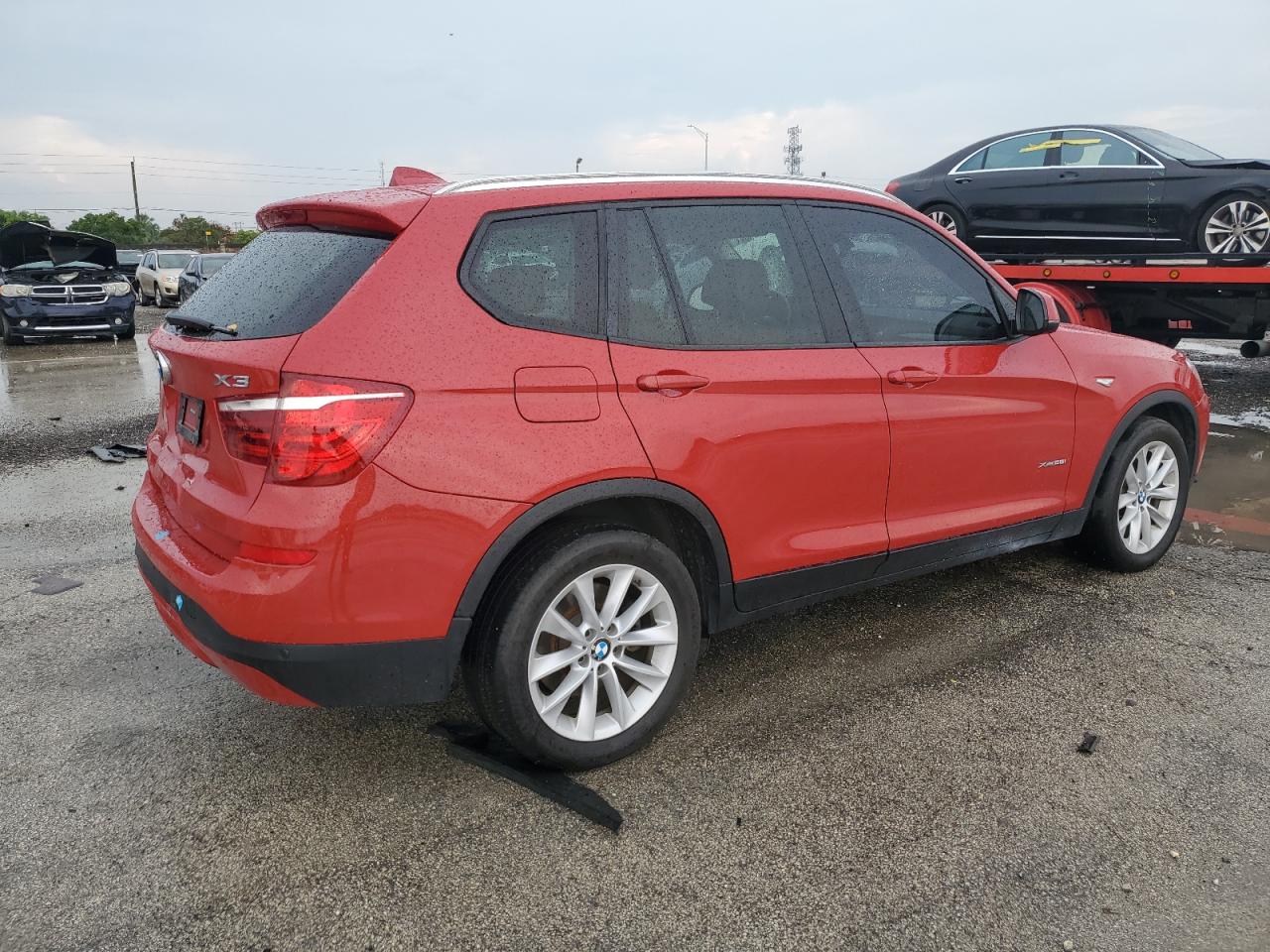 2015 BMW X3 VIN 5UXWX9C59F0D52912 Copart auction photo, rear end damage thumbnail 3