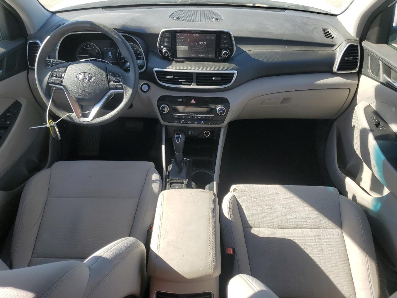 2021 Hyundai Tucson VIN KM8J3CAL7MU368398 Copart auction photo, rear end / front end damage thumbnail 8