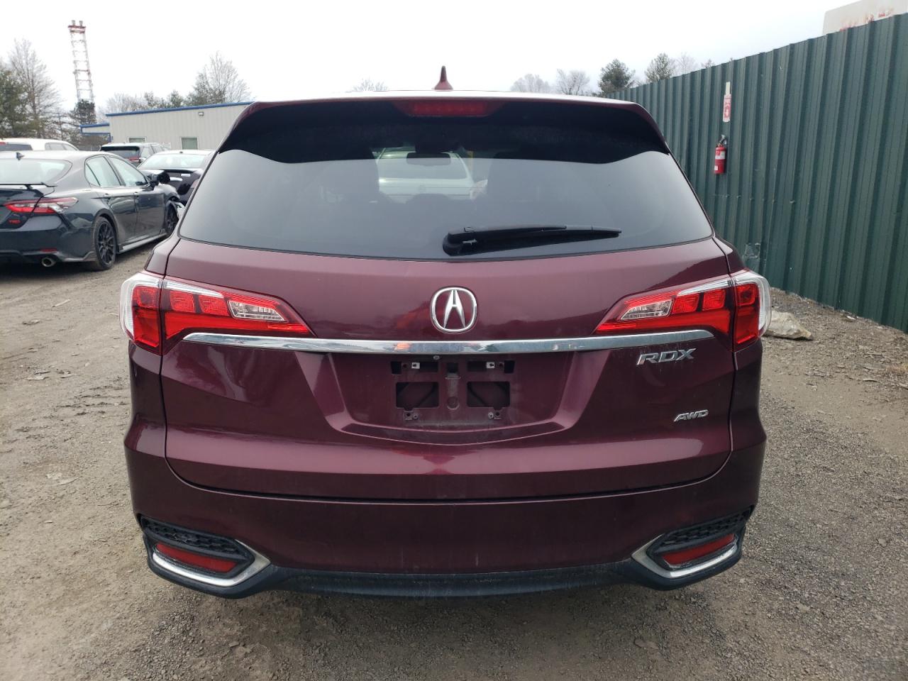 2018 Acura RDX VIN 5J8TB4H36JL008991 Copart auction photo, front end damage thumbnail 6