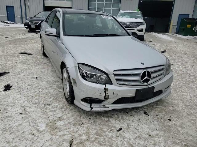 2011 Mercedes-Benz C-klasse VIN WDDGF8BB0BR158594 Copart auction photo, front end / minor dent/scratches damage thumbnail 10