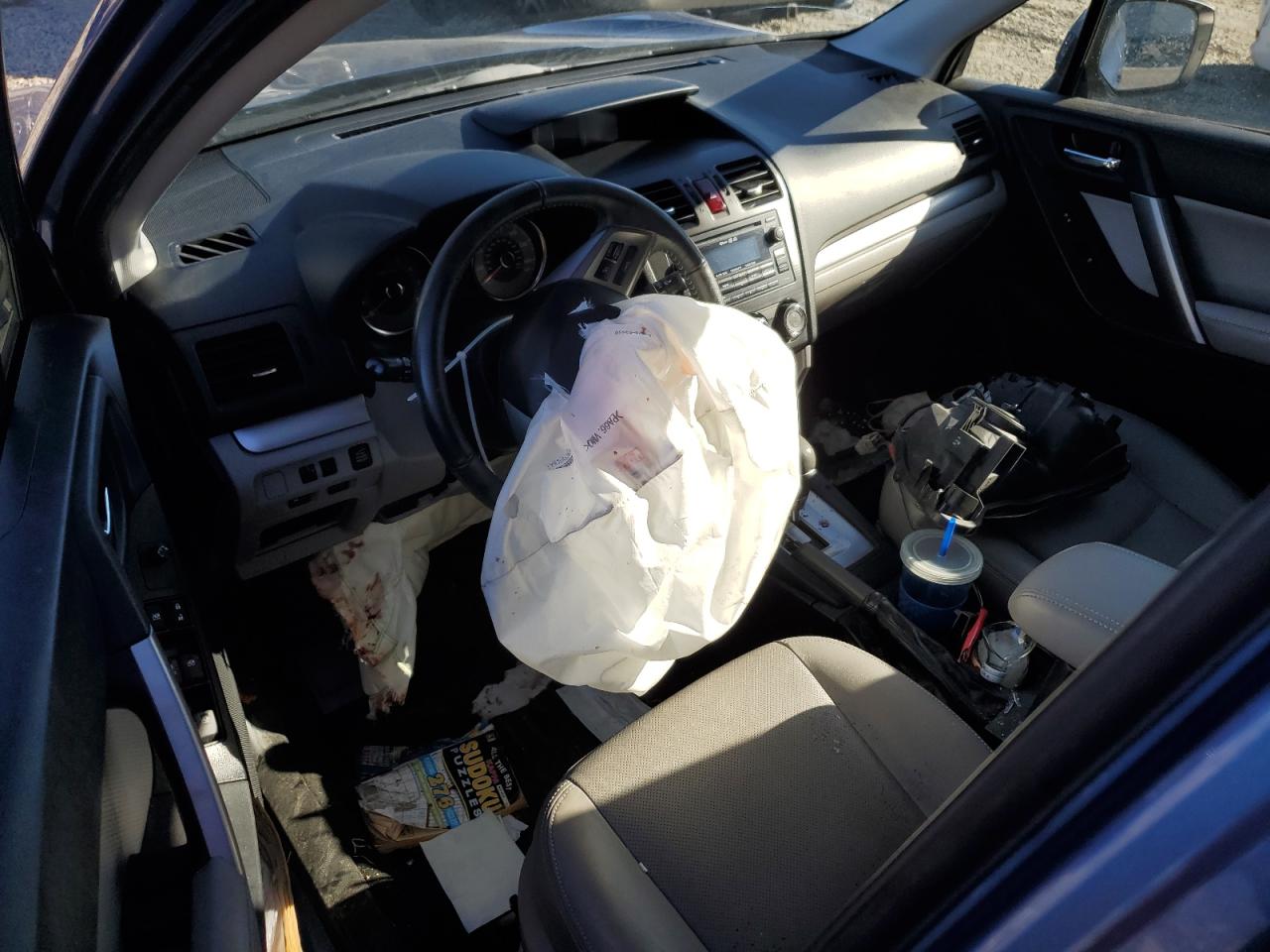 2015 Subaru Forester VIN JF2SJAHC2FH834244 Copart auction photo, front end / side damage thumbnail 8