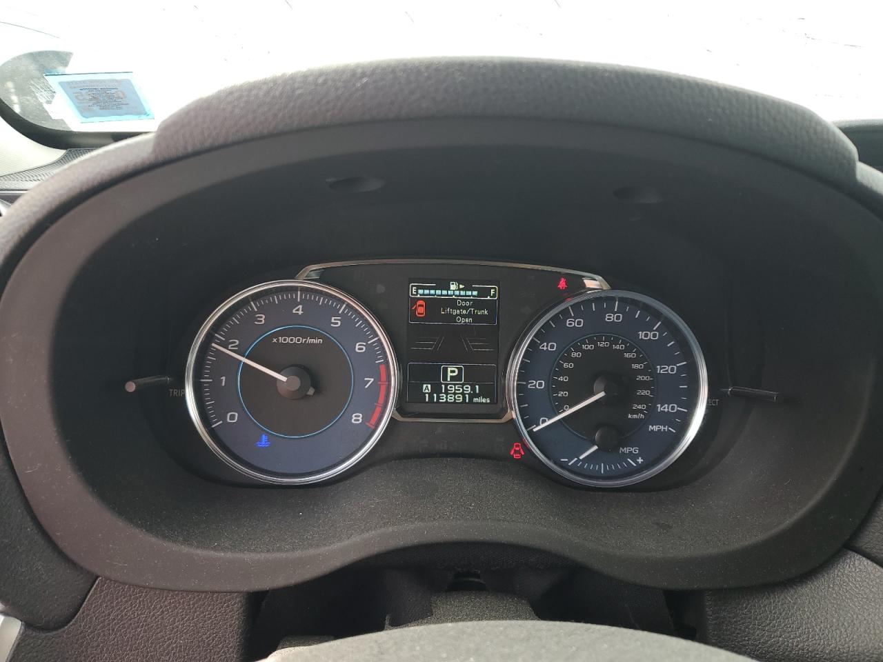 2016 Subaru Impreza VIN JF1GPAS67G8208492 Copart auction photo, front end damage thumbnail 9