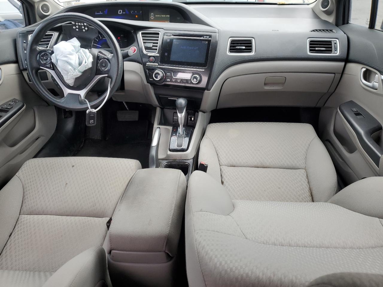 2015 Honda Civic VIN 19XFB2F86FE290905 Copart auction photo, rear end / front end damage thumbnail 8