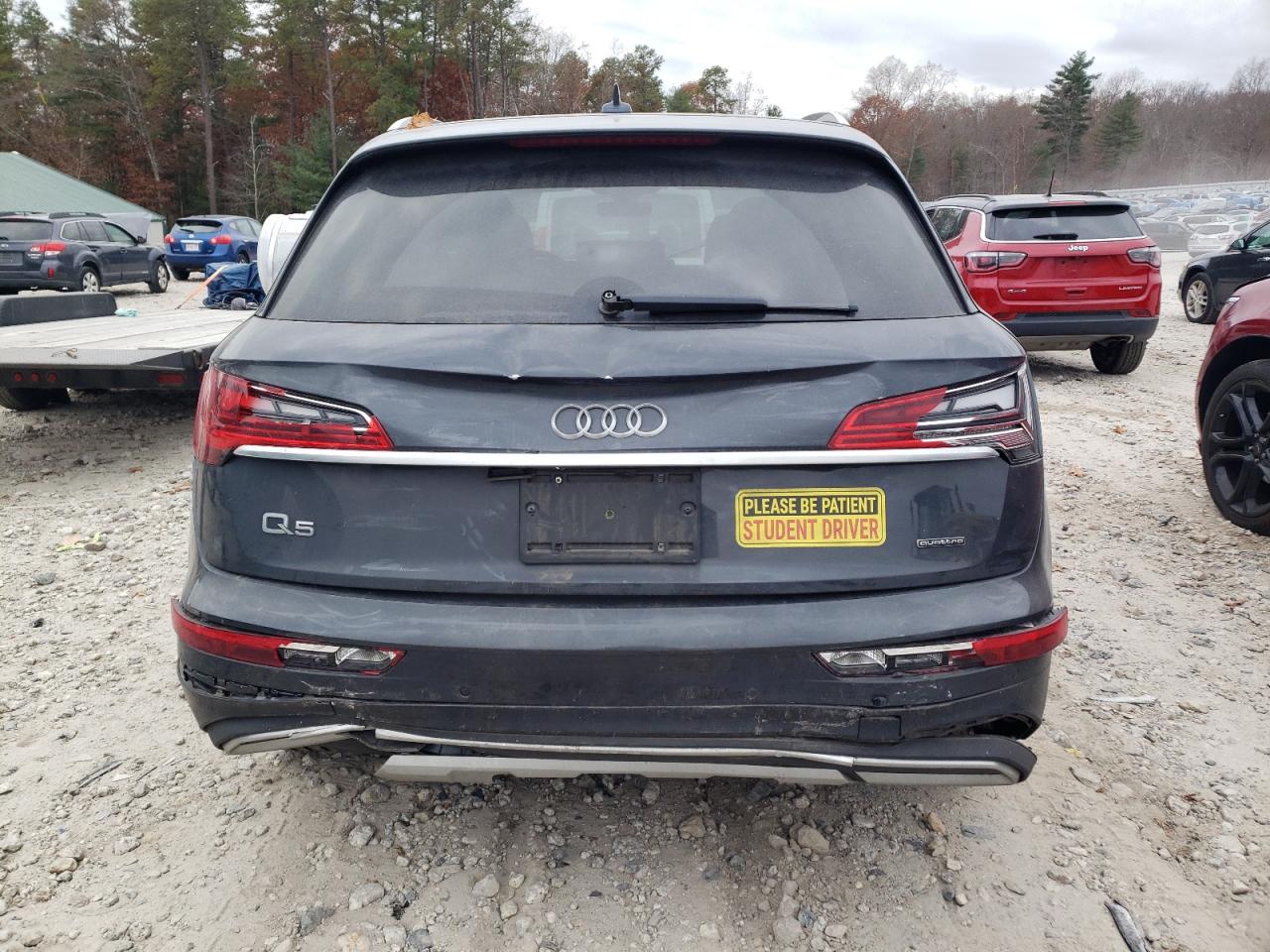 2021 Audi Q5 VIN WA1CAAFY5M2077240 Copart auction photo, front end / rear end damage thumbnail 6