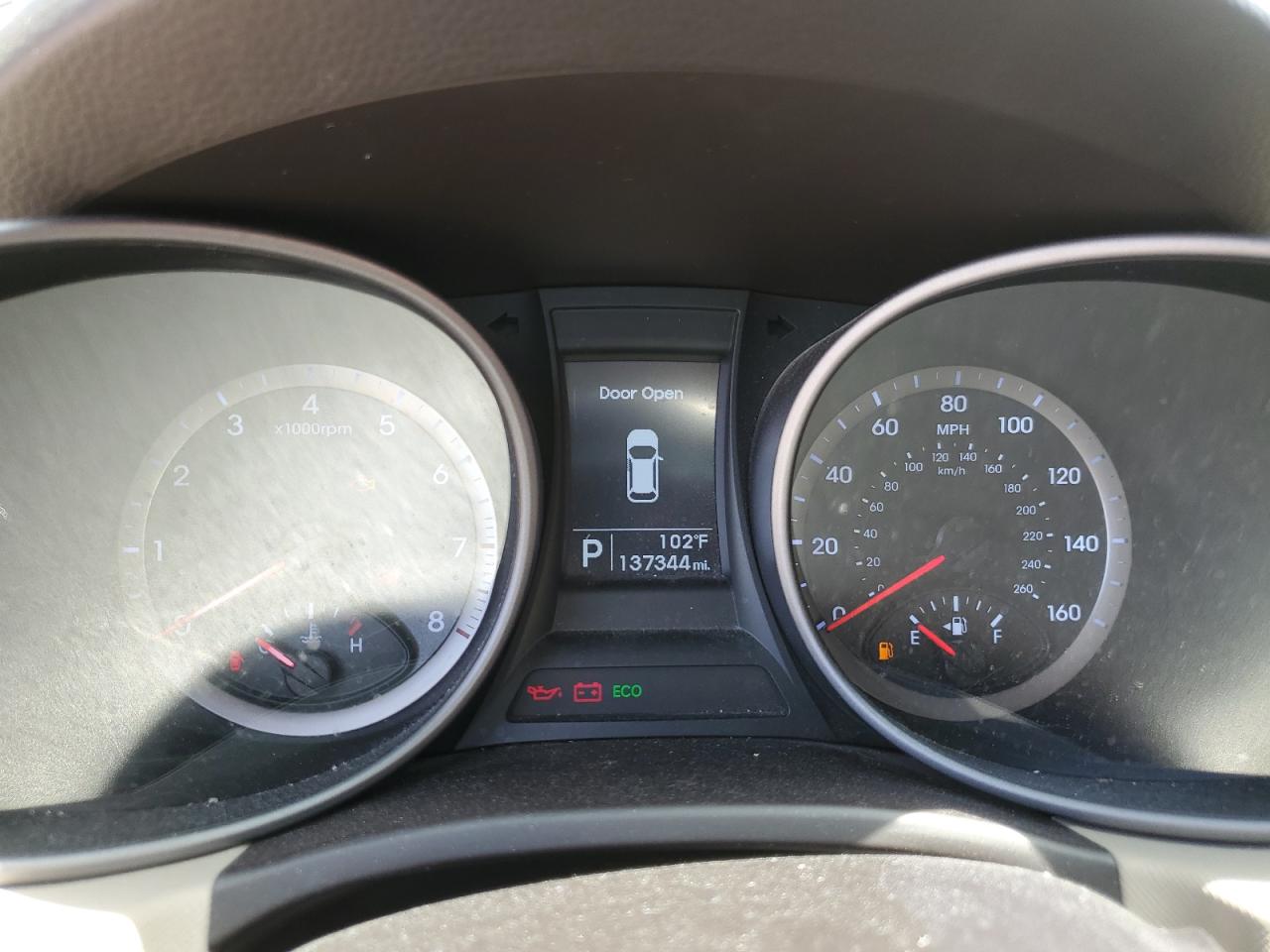 2014 Hyundai Santa Fe VIN 5XYZUDLB3EG154350 Copart auction photo, all over damage thumbnail 9