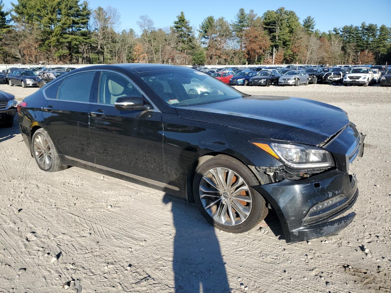 2016 Hyundai Genesis VIN KMHGN4JE0GU144289 Copart auction photo, mechanical / front end damage thumbnail 4