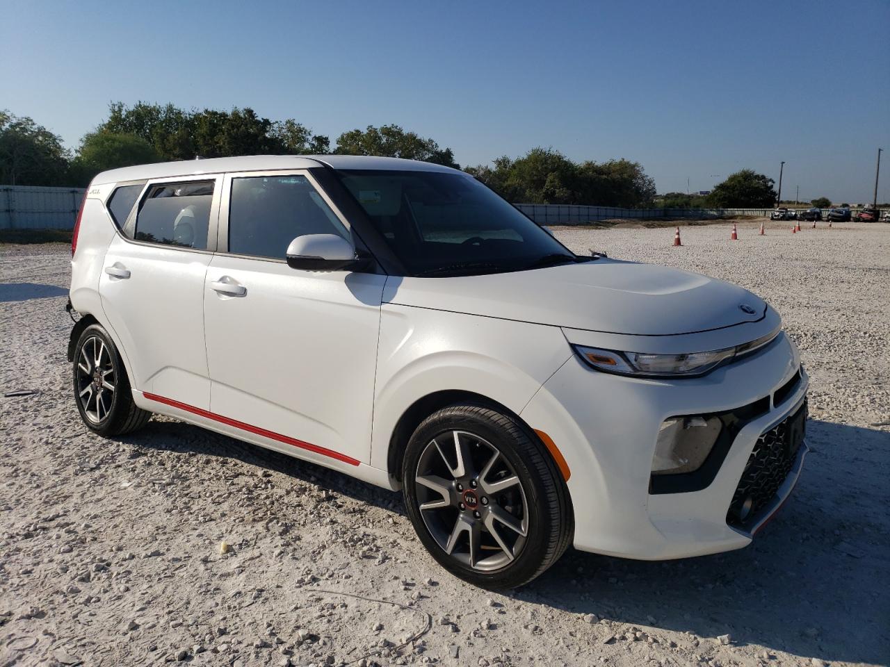 2021 KIA Soul VIN KNDJ63AU6M7745483 Copart auction photo, rear end damage thumbnail 4